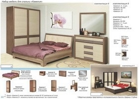 Двуспальная кровать Камелия, производство Олмеко